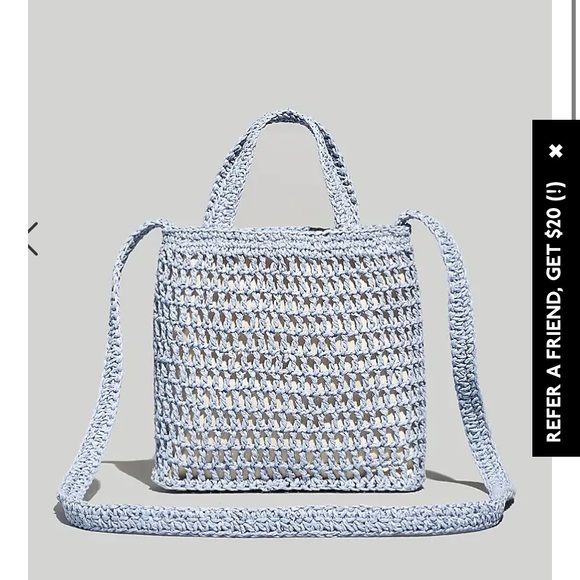 Brand new! Madewell -The Small Transport Crossbody Straw Edition - Picture 4 of 5